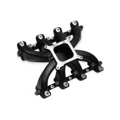 Holley Intake Manifold EFI Multi-Port Mid-Rise Black Chevy 4.8 5.3