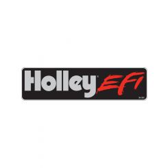 Holley Decal, Vinyl, Black/Silver/Red,EFI Logo
