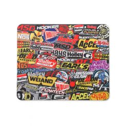 Holley Mouse Pad,Brands, Sticker Bomb Style