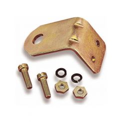 Holley Bracket, Steel, Gray, Choke Cable Mount, Underdash