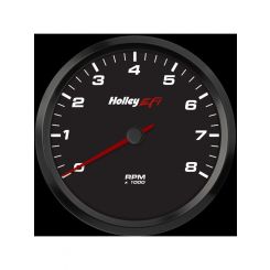 Holley Gauge Tachometer Holley EFI Systems Style Analog 0-8 000 rpm 4