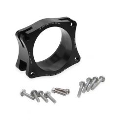 Holley Throttle Body Adapter Angled 95mm Bore Black Chevy LS Gen V LT1