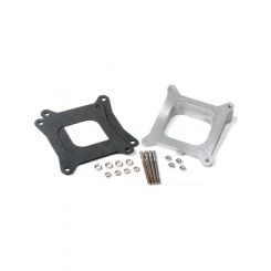 Holley Carburettor Spacer, Aluminum, 1.625" Thick, Open, Square Bore