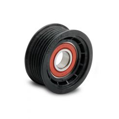 Holley Idler Pulley, Serpentine, Plastic, Black