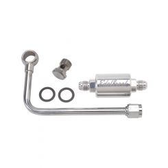 Edelbrock Fuel Line Chrome Thunder & Performer Filter -6 An Male Inlet Kit