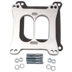 Edelbrock Carburettor Spacer Aluminum .500" Thick Divided-Wall Square Bore