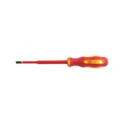 Draper Tools Ergo Plus Slimline Plain Slot VDE Screwdriver 5.5mm X 125mm