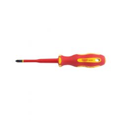 Draper Tools Ergo Plus Slimline Cross Slot VDE Screwdriver No:2 X 100mm
