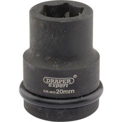 Draper Tools Expert 20mm 3/4 Square Drive Hi-Torq 6 Point Impact Socket