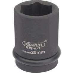 Draper Tools Expert 26mm 3/4 Square Drive Hi-Torq 6 Point Impact Socket