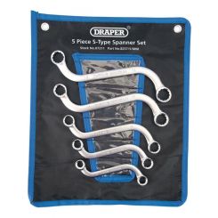 Draper Tools S Type Obstruction Ring Spanner Set 5 Piece