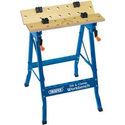 Draper Tools 600mm Tilt And Clamp Fold Down Workbench
