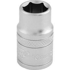 Draper Tools 3/8 Square Drive 6 Point Metric Socket 10mm