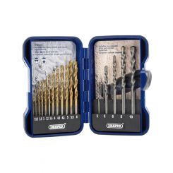 Draper Tools Metric Combined Hss And Masonry Drill Bit Set 17 Piece