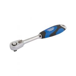 Draper Tools 1/4 Sq. DR 60 Tooth Micro Head Reversible Soft Grip Ratchet