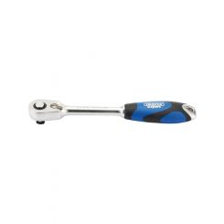 Draper Tools 3/8 Sq. DR 60 Tooth Micro Head Reversible Soft Grip Ratchet