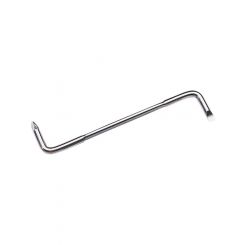 Draper Tools 5mm Plain Slot X No 1 PZ Type 125mm Angled Screwdriver
