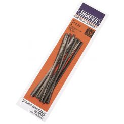Draper Tools 10 X 14 Tpi Wood Cutting Junior Hacksaw Blades