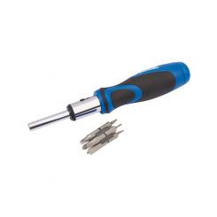 Draper Tools Ratchet Screwdriver And Bit Set 13 Piece