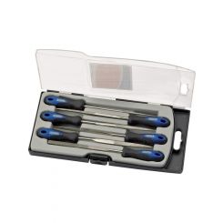Draper Tools 150mm Soft Grip Diamond Needle File Set 6 Piece