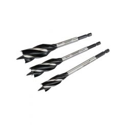 Draper Tools 4 Fluted 165mm Auger Bit Set 3 Piece