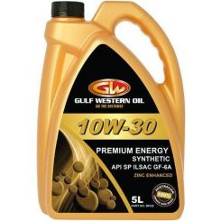 Gulf Western Premium Energy Synthetic Engine Oil 10W-30 SN/CF GF-5 5L