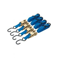 Draper Tools 375Kg Ratcheting Tie Down Strap Set 4 Piece