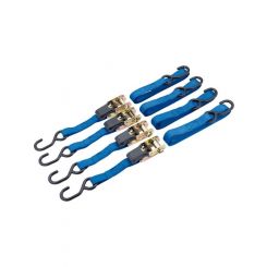 Draper Tools 250Kg Ratcheting Tie Down Straps 5M X 25mm 4 Piece