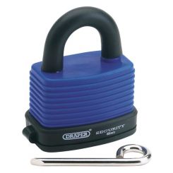 Draper Tools 48mm Resettable 4 Number Laminated Steel Padlock And Bumper