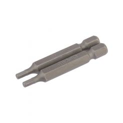 Draper Tools 3mm 1/4 Hex. Hexagonal Insert Bit 50mm Long X 2