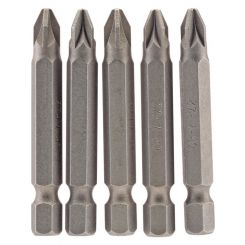 Draper Tools No.2 1/4 Hex. PZ Type Insert Bit 50mm Long X 5