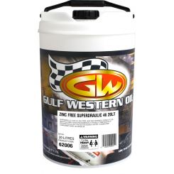 Gulf Western Superdraulic Zinc Free ISO 46 Hydraulic Oil 20L