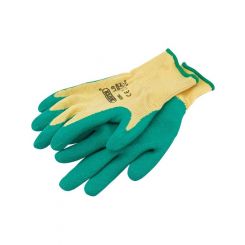 Draper Tools Green Heavy Duty Latex Coated Work Gloves - Large
