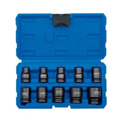 Draper Tools 1/2 Sq. Dr. Metric Impact Socket Set 10 Piece
