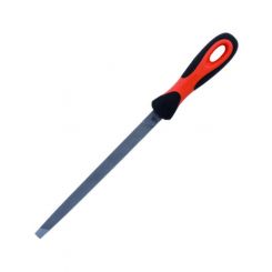 Bahco Three Square File, Bastard, 200mm Ergo Handle