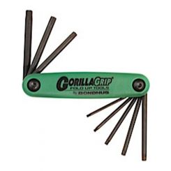 Bondhus 8pc Star Tip Fold-up Tool T6-T25