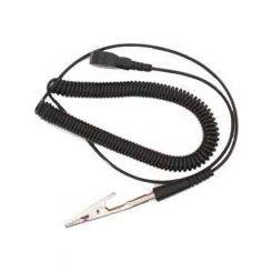 Botron Black Light Weight 6ft Coil Cord 1/8" Snap