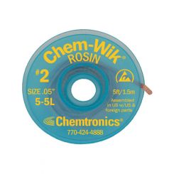 Chemtronics Chem-Wik Desolder Braid 1.3mm-5ft