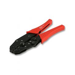 CK Tools Ratchet Crimping Pliers For Insulated Red Blue & Yellow
