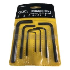 CK Tools 7pc Metric Hexagon Key Set