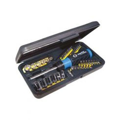 CK Tools Ratchet Bit and SoCK Toolset Set 46 Piece