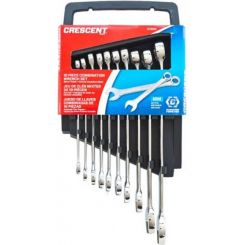 Crescent 10 Piece 12 Point Metric Combination Wrench Set