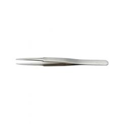 D-Tech Economy Precision Tweezers, 115mm Round Flat Tips