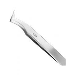 D-Tech Economy Precision Tweezers, 115mm Bent, Flat Tip