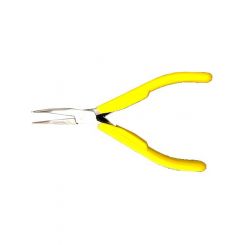 D-Tech Economy Bent Round Nose Pliers, Serrated, 130mm