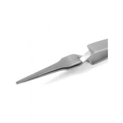 D-Tech Economy Precision Tweezers, 115mm Reverse Action Flat Tip