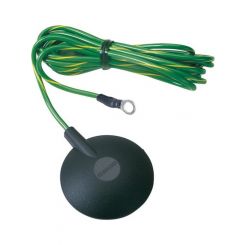 Desco 0 Mat Ground Cord with 10mm Stud, 4.6m, No Resistor