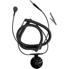 Desco Ground Cord 1.5M, Coil Cord 3.0M, 1 Meg Resistor End