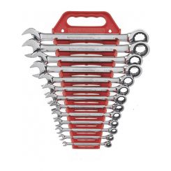 Gearwrench 13 Pc. 12 Point Ratcheting Combination Sae Wrench Set