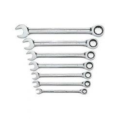 Gearwrench 7 Piece 12 Point Ratcheting Combination SAE Wrench Set